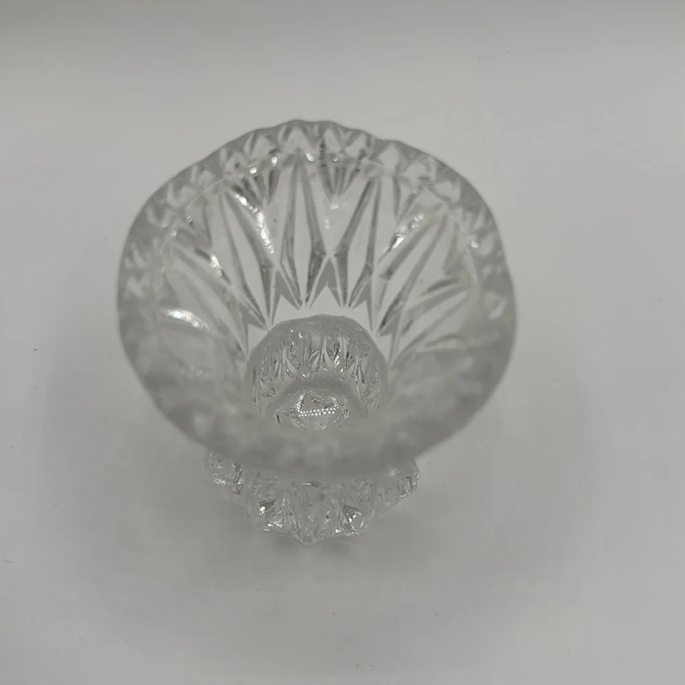 Vintage Princess House Pineapple Shaped Crystal Bud Vase / Toothpick Holder
